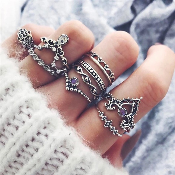 💥💥Boho Ring Set 10 Pcs💥💥 - Picture 2 of 8